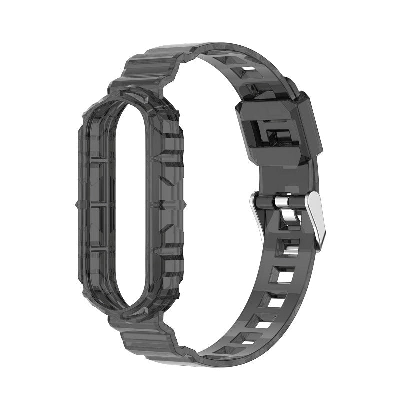 Transparent TPU Watchband Strap Integrated Wristband Replacement for Xiaomi Band 5 6 Transparent TPU Watchband Strap Integrated Wristband Replacement for Xiaomi Band 5 6
